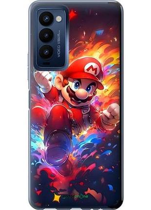Чехол на tecno camon 18 ch6n супер марио