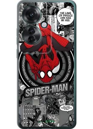 Чехол на oppo reno11 f человек паук, spiderman оппо рено11 ф