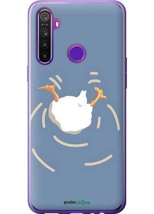 Чехол на realme 6i смешная утка, гусь риалми 6и