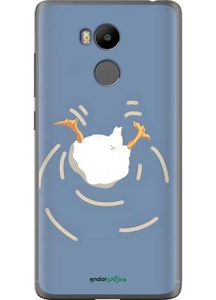Чехол на xiaomi redmi 4 pro смешная утка, гусь сяоми редми 4 про