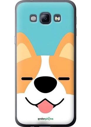 Чехол на samsung galaxy a8 a8000 забавный корги самсунг а8 а8000