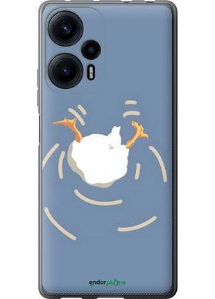 Чехол на xiaomi redmi note 12 turbo смешная утка, гусь сяоми редми ноут 12 тurbo