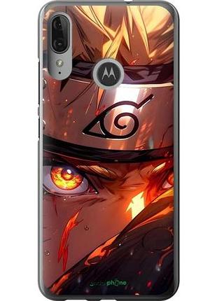 Чехол на motorola moto e6 plus наруто naruto моторола мото е6 плюс