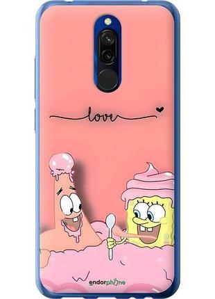 Чехол на xiaomi redmi 8 спанч боб