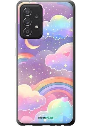 Чохол на samsung galaxy a52 хмари та веселка