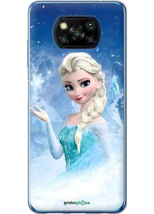 Чехол на xiaomi poco x3 эльза сяоми поко х3
