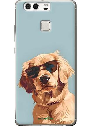 Чохол на huawei p9 пес в окулярах
