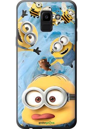 Чехол на samsung galaxy j6 2018 миньоны самсунг й6 2018