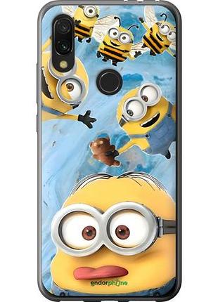 Чехол на xiaomi redmi 7 миньоны сяоми редми 7