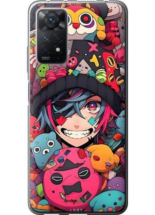 Чехол на xiaomi redmi note 11 pro аниме парень сяоми редми ноут 11 про