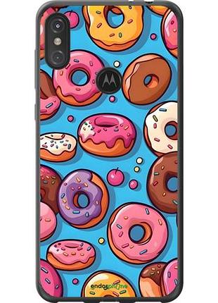 Чохол на motorola one power пончики