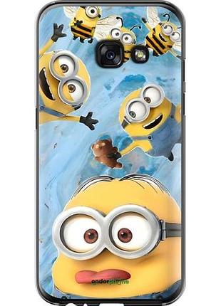 Чехол на samsung galaxy a3 (2017) миньоны самсунг а3 (2017)