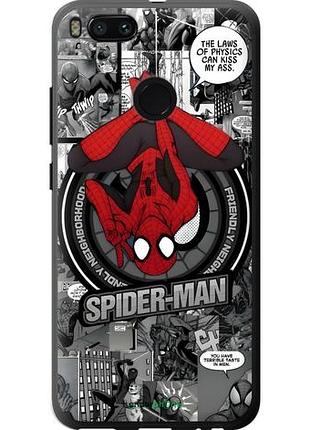 Чехол на xiaomi mi 5x человек паук, spiderman сяоми ми 5х