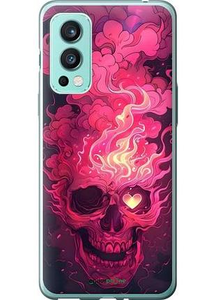 Чехол на oneplus nord 2 череп арт 1+ норд 2