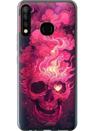 Чехол на tecno camon 12 cc7 череп арт текно камон 12 сс7