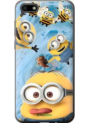 Чехол на huawei honor 7a миньоны хуавей хонор 7а