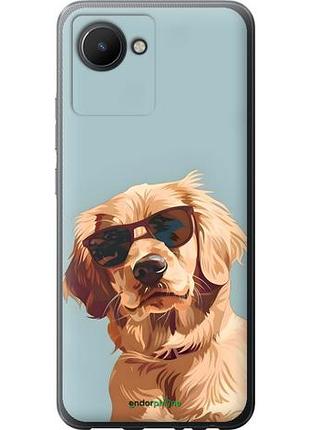 Чохол на realme c30 пес в окулярах