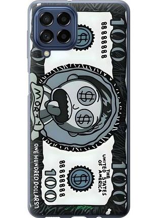 Чехол на samsung galaxy m53 m536b морти 100 самсунг м53 м536б
