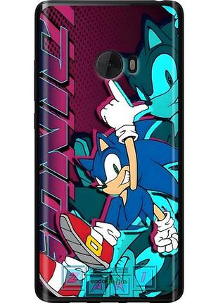 Чехол на xiaomi mi note 2 соник sonic сяоми ми ноут 2