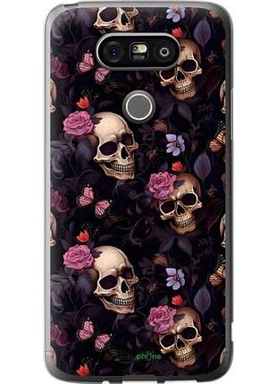 Чохол на lg g5 h860 черепа та троянди