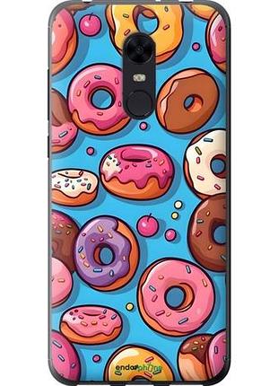 Чехол на xiaomi redmi 5 plus пончики сяоми редми 5 плюс