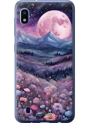 Чехол на samsung galaxy a10 2019 a105f ночь луна арт самсунг а10 2019 а105ф