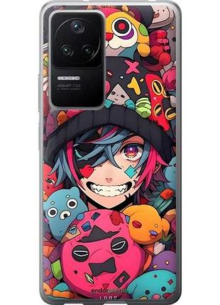 Чехол на xiaomi redmi k40s аниме парень сяоми редми к40с