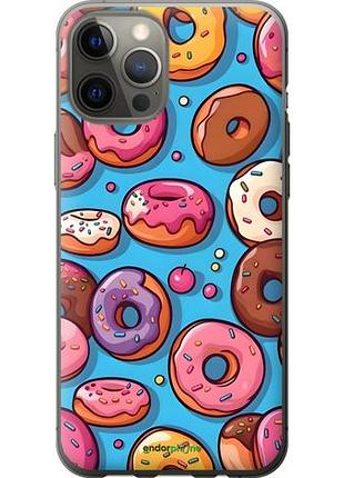 Чехол на iphone 12 pro max пончики айфон 12 про макс