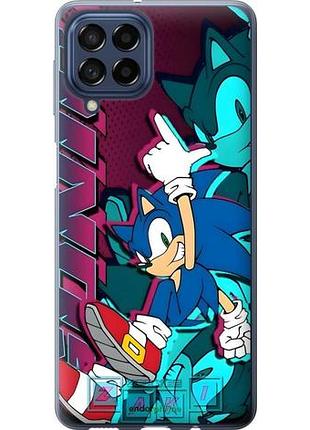 Чехол на samsung galaxy m53 m536b соник sonic самсунг м53 м536б