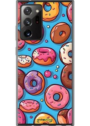 Чехол на samsung galaxy note 20 ultra пончики самсунг ноут 20 ультра