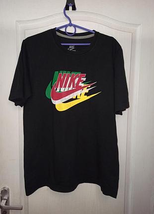 Футболка чорна nike великого розміру xl