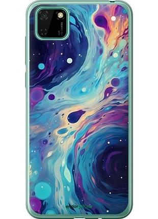 Чехол на huawei y5p арт акварель хуавей у5p