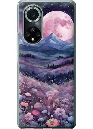 Чехол на huawei nova 9 pro ночь луна арт хуавей нова 9 про