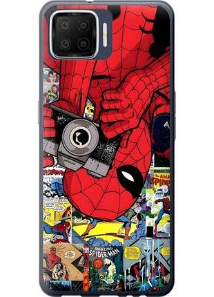 Чехол на oppo a73 человек паук, spiderman 2 оппо а73 2