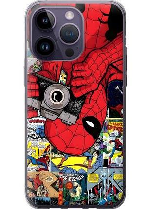 Чехол на iphone 14 pro max человек паук, spiderman 2 айфон 14 про макс 2