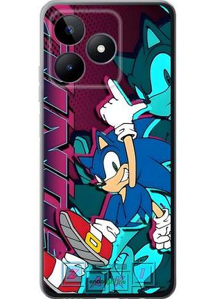 Чехол на realme c53 соник sonic риалми с53
