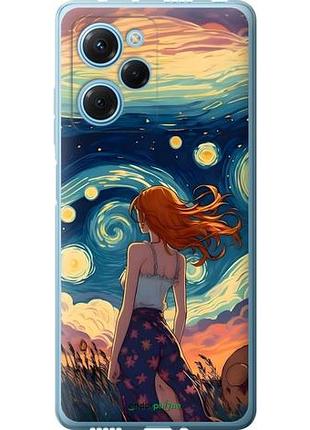 Чехол на xiaomi redmi note 12 pro speed девушка арт сяоми редми ноут 12 про сpeed