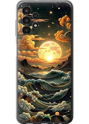 Чехол на samsung galaxy a13 a135f арт волны