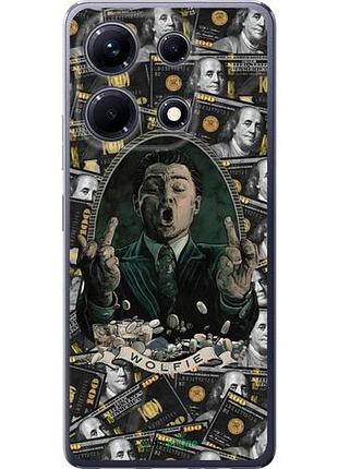 Чехол на infinix note 30 дикаприо – волк с уолл-стрит инфикс ноут 30