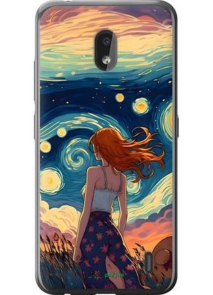 Чехол на nokia 2.2 девушка арт нокиа 2.2