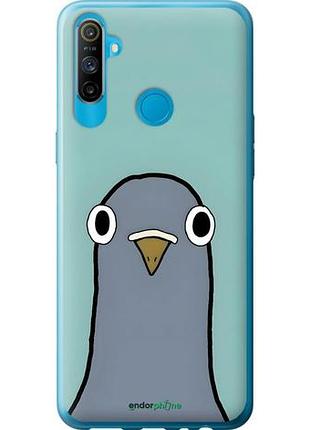 Чохол на realme c3 блакитний