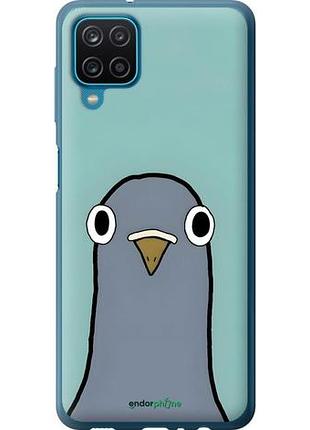 Чехол на samsung galaxy a12 a125f голубь самсунг а12 а125ф