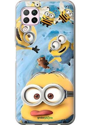 Чехол на huawei p40 lite миньоны