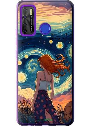 Чохол на tecno spark 5 pro kd7 дівчина арт