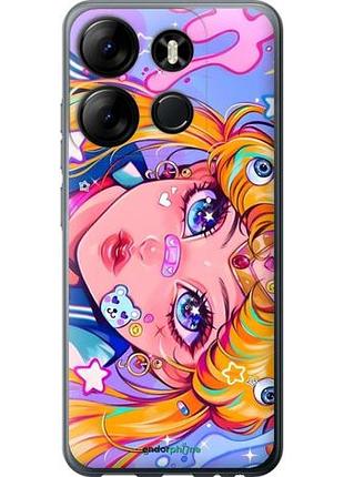 Чехол на tecno spark go 2023 bf7 сейлор мун 4 текно спарк гo 2023 бф7
