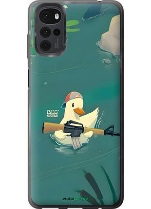 Чохол на motorola g22 качечка з автоматом