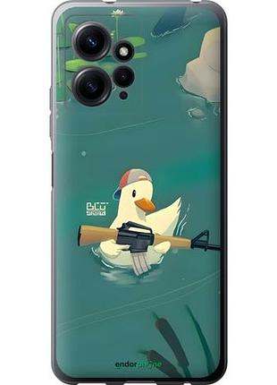 Чехол на xiaomi redmi note 12 4g уточка с автоматом сяоми редми ноут 12 4г