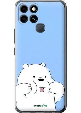 Чехол на infinix smart 6 милый мишка инфикс смарт 6