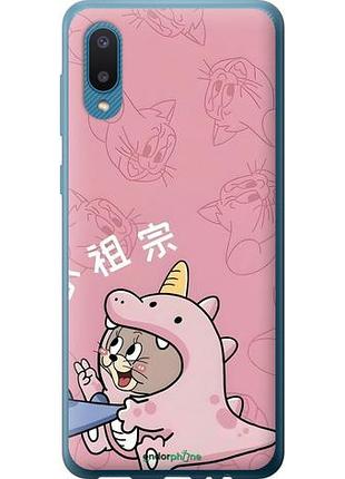 Чехол на samsung galaxy a02 a022g том и джерри 2 самсунг а02 а022г 2