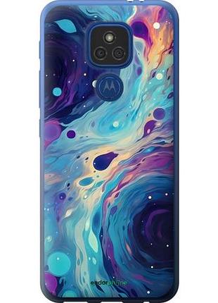 Чохол на motorola e7 plus арт акварель
